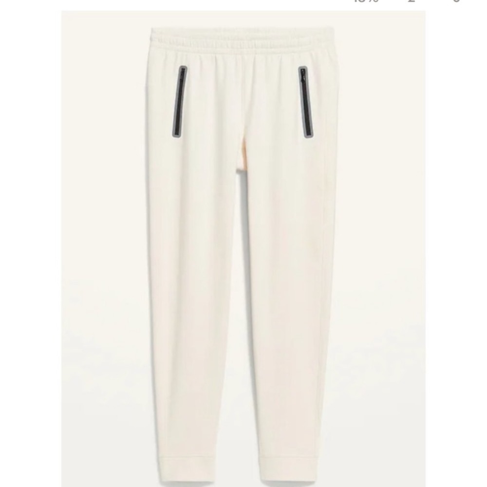 NWT Men’s Ivory Dynamic Fleece Joggers Size M